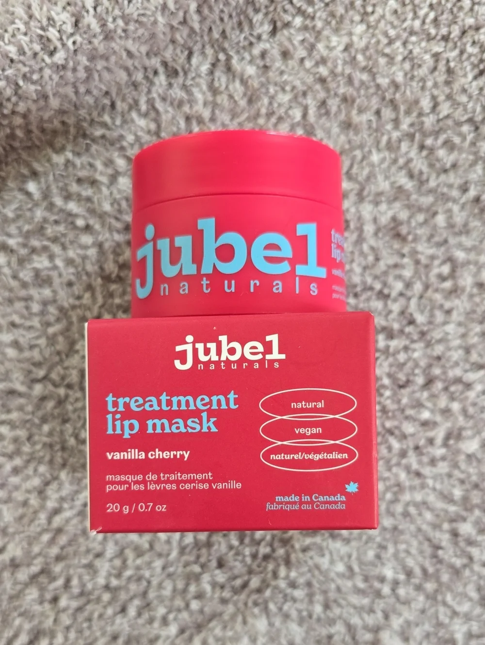 Jubel Naturals Treatment Lip Mask - Vanilla Cherry